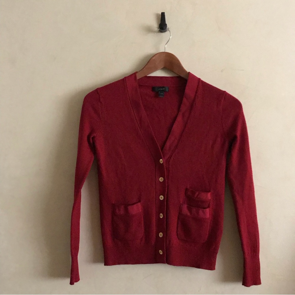 J. Crew Classic Merino Wool Cardigan - Picture 3 of 7